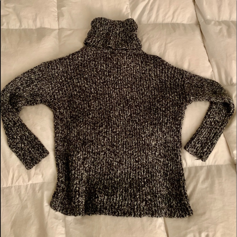 Bat wing turtle neck